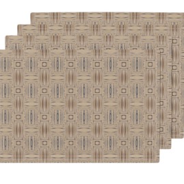 Beige Geometric Placemats Gingezel at Roostery.jpeg